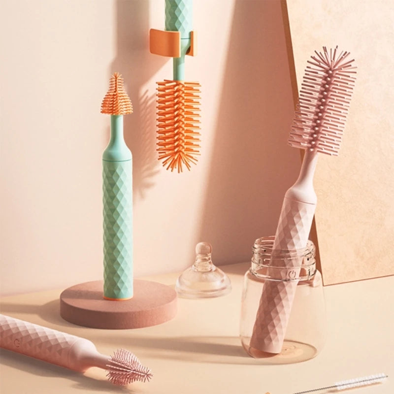Electric Bottle Cleaner Brush for Bottles Electric Bottle Brush Cleaner Automatic Bottle Cleaner Baby Bottle Nipples Straw