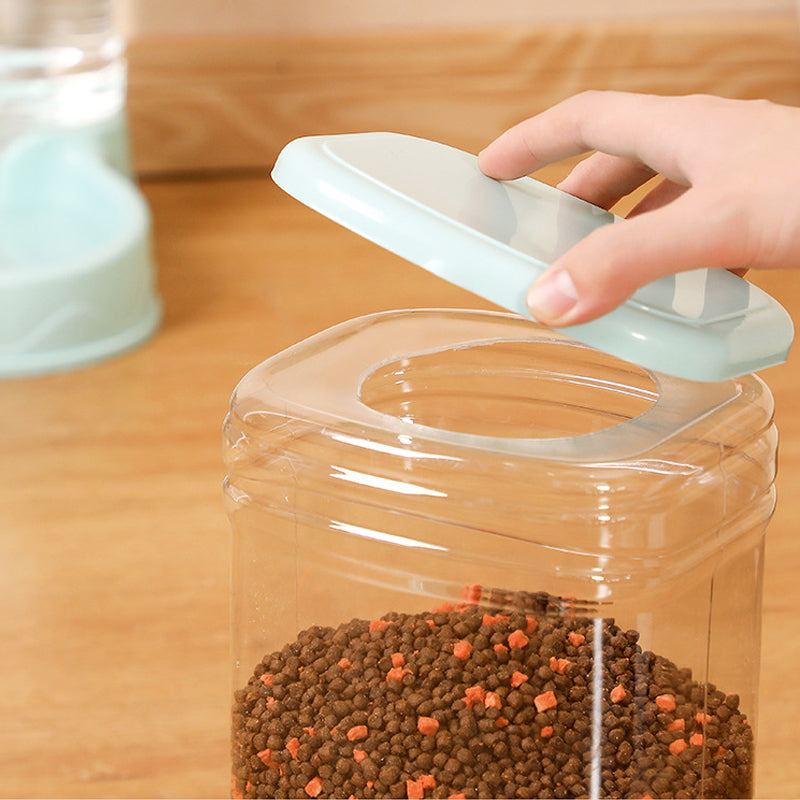 Pet Feeder & Water Dispenser Automatic Dog Cat Water Dispenser Gravity Feeder Set