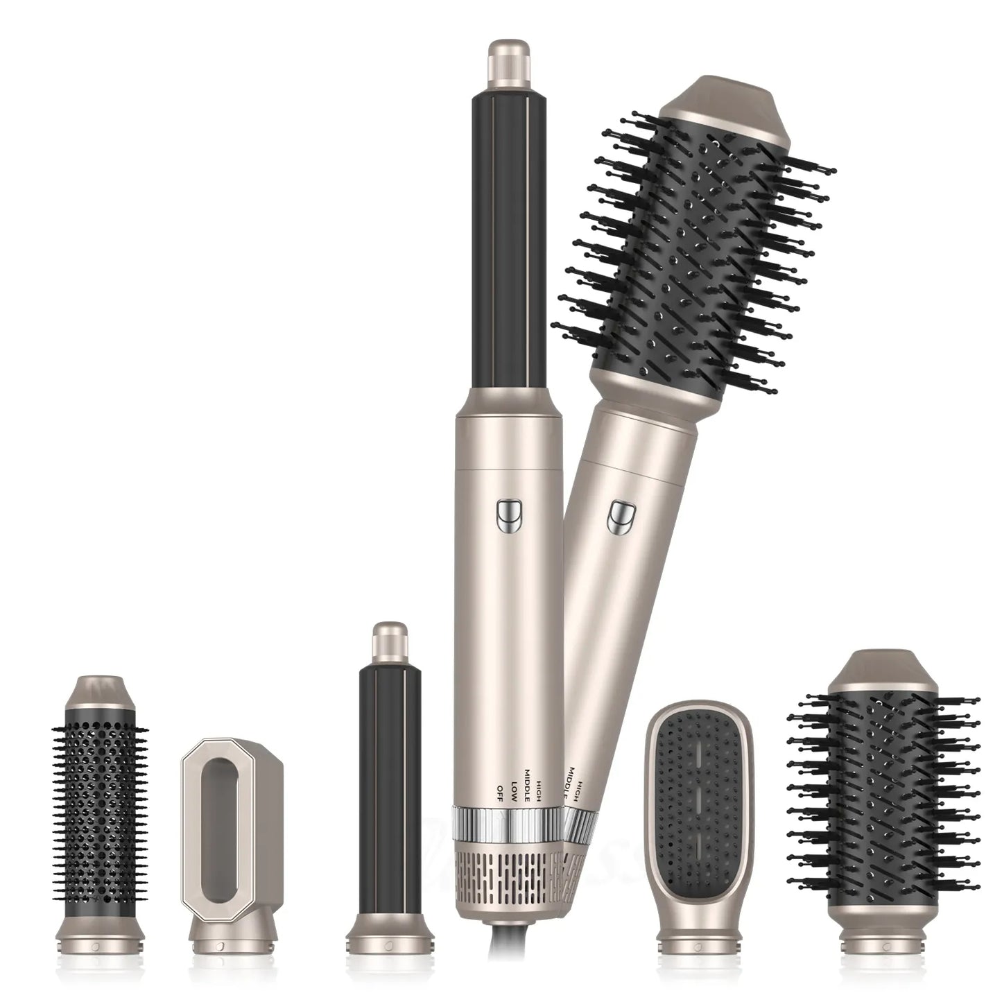 6 in 1 hair dryer brush - hair dryer and volumizer - all-in-one hair dryer and styler