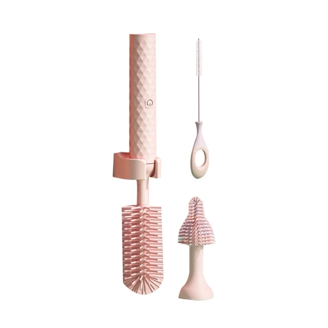 Electric Bottle Cleaner Brush for Bottles Electric Bottle Brush Cleaner Automatic Bottle Cleaner Baby Bottle Nipples Straw