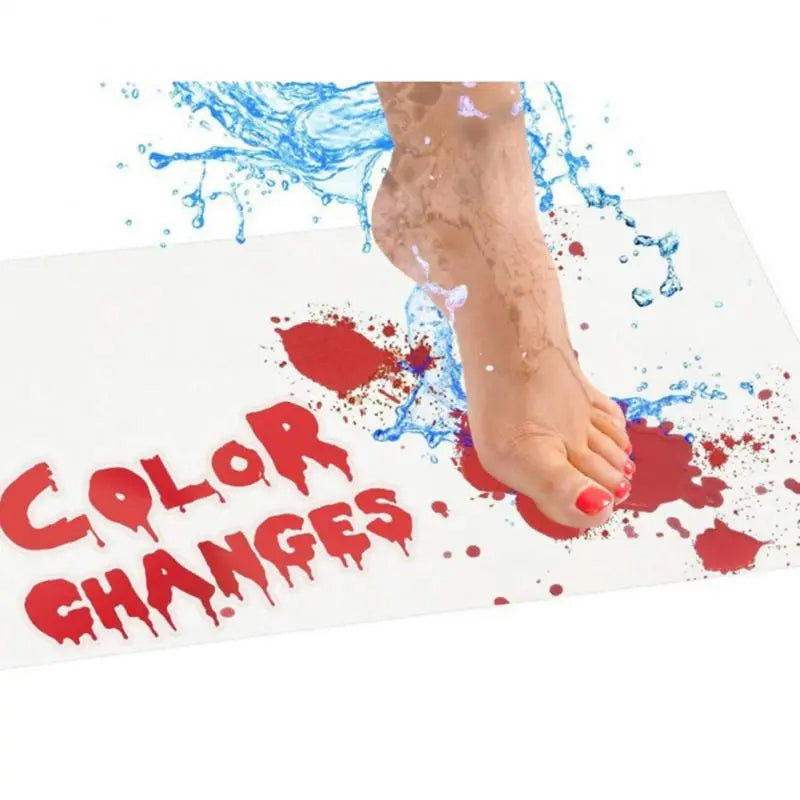 Halloween bath mat - Color change bath mat - Halloween Accessories