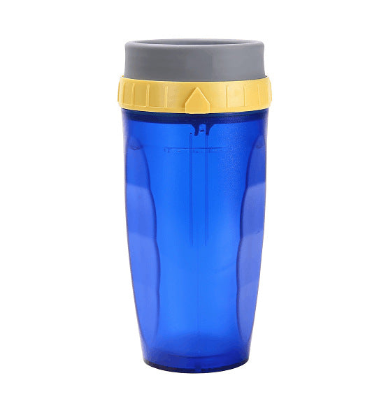 Coffee Straw Twistable Cup, Travel mug double silicone seals ensure a leak-proof