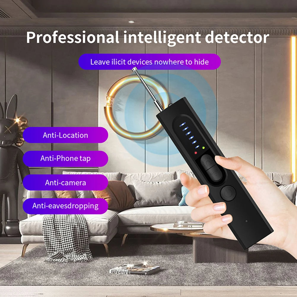 X13 Hidden Camera Detector,Anti-spy Wireless WiFi Camera Scanner Hidden Camera Lens Finder