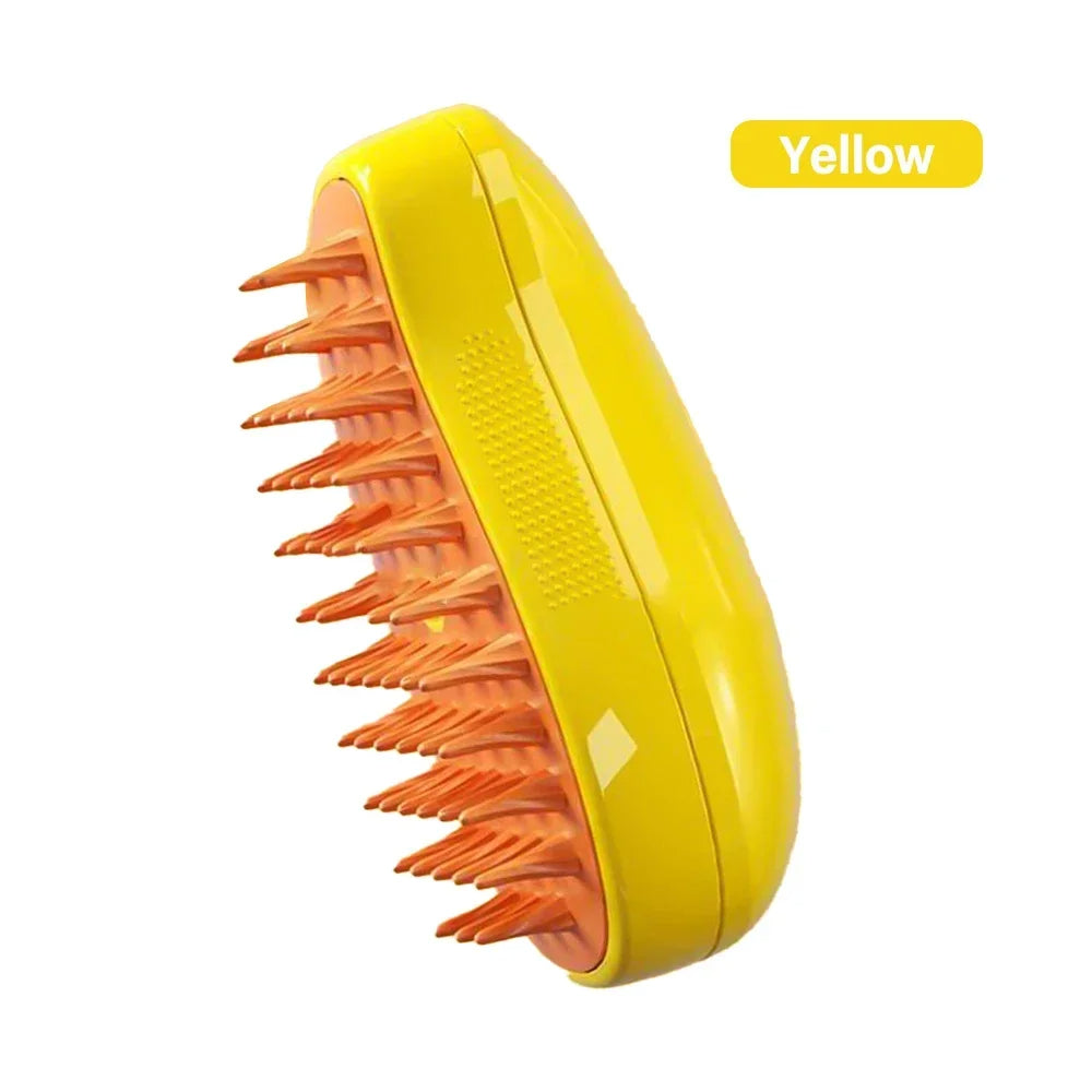 3 In1 Cat Steam Brush, Self Cleaning Steam Cat Brush, Multifunctional Cat Steamer Brush, For Removing Tangled and Loosse Hair