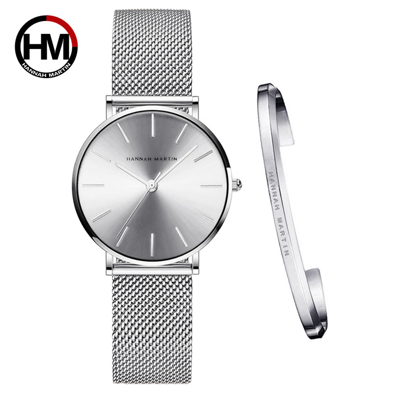Women's Watch Set with Bracelet