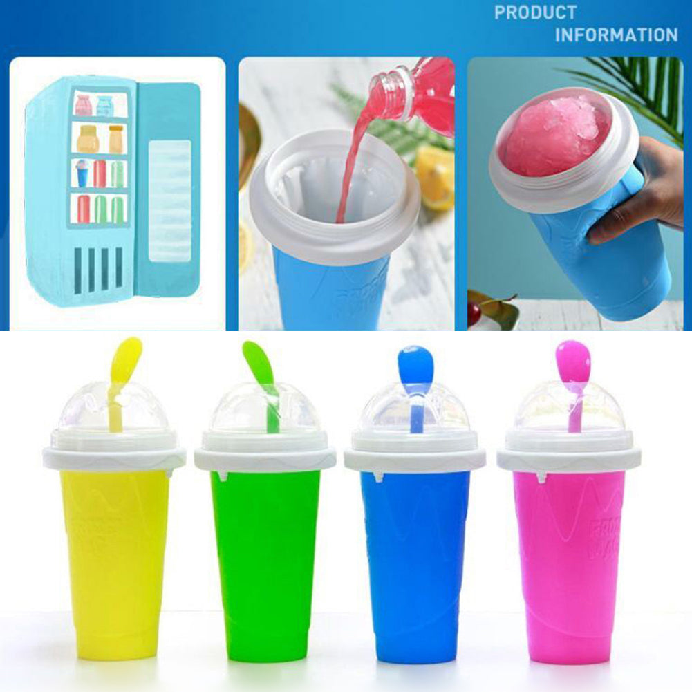 Slushy Maker-Single Serving Frozen Treat Cup for Easy to Make Homemade Slushes, Milkshakes, Smoothies, Cocktails