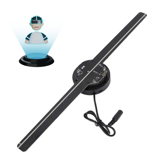 3D Hologram Fan, 3D Advertising Player Projector Advertising Display