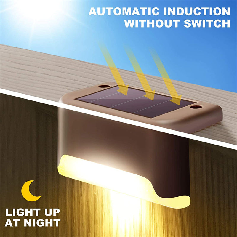 Solar Deck Lights,Outdoor Fence Light,16 Pack Solar Step Lights Waterproof LED Solar Powered Lighting for Outdoor Stairs, Fence, Deck, Patio Railing,Pathway,Driveway,