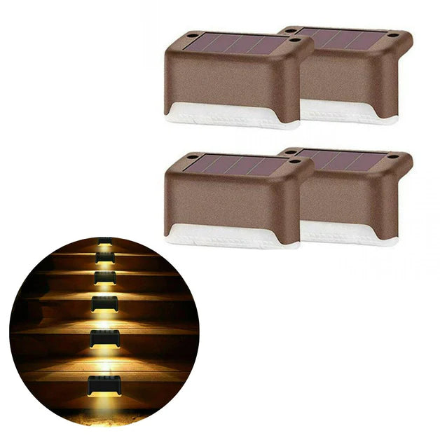 Solar Deck Lights,Outdoor Fence Light,16 Pack Solar Step Lights Waterproof LED Solar Powered Lighting for Outdoor Stairs, Fence, Deck, Patio Railing,Pathway,Driveway,