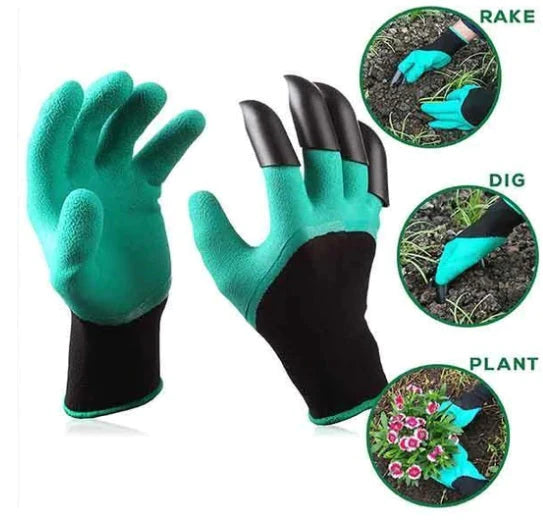 Garden Gloves with Claws for Women and Men Outdoors Digging and Weeding Seeds