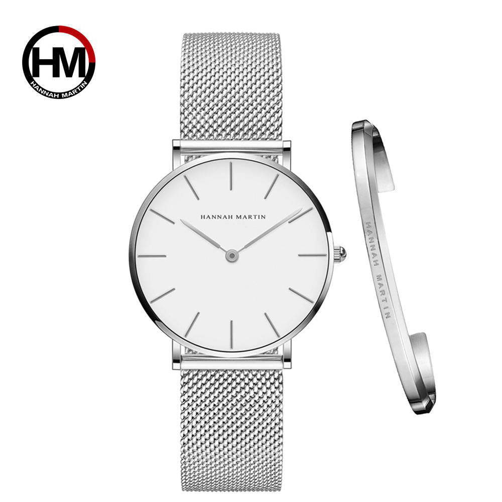 Women's Watch Set with Bracelet