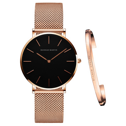 Women's Watch Set with Bracelet