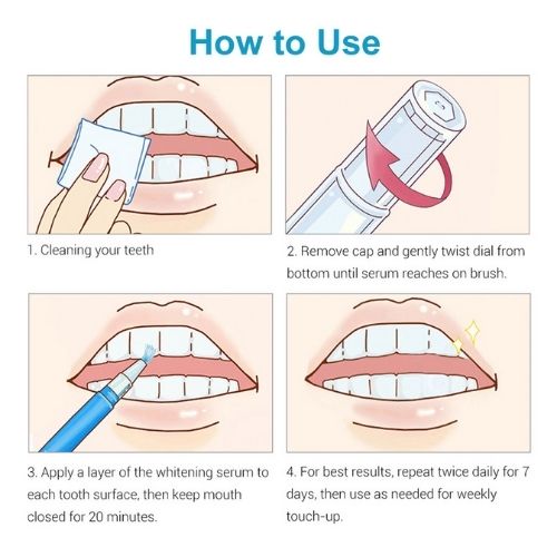 Teeth Whitening Pens - Teeth Whitening Pen for Sensitive Teeth - Instant Teeth Whitening Pen