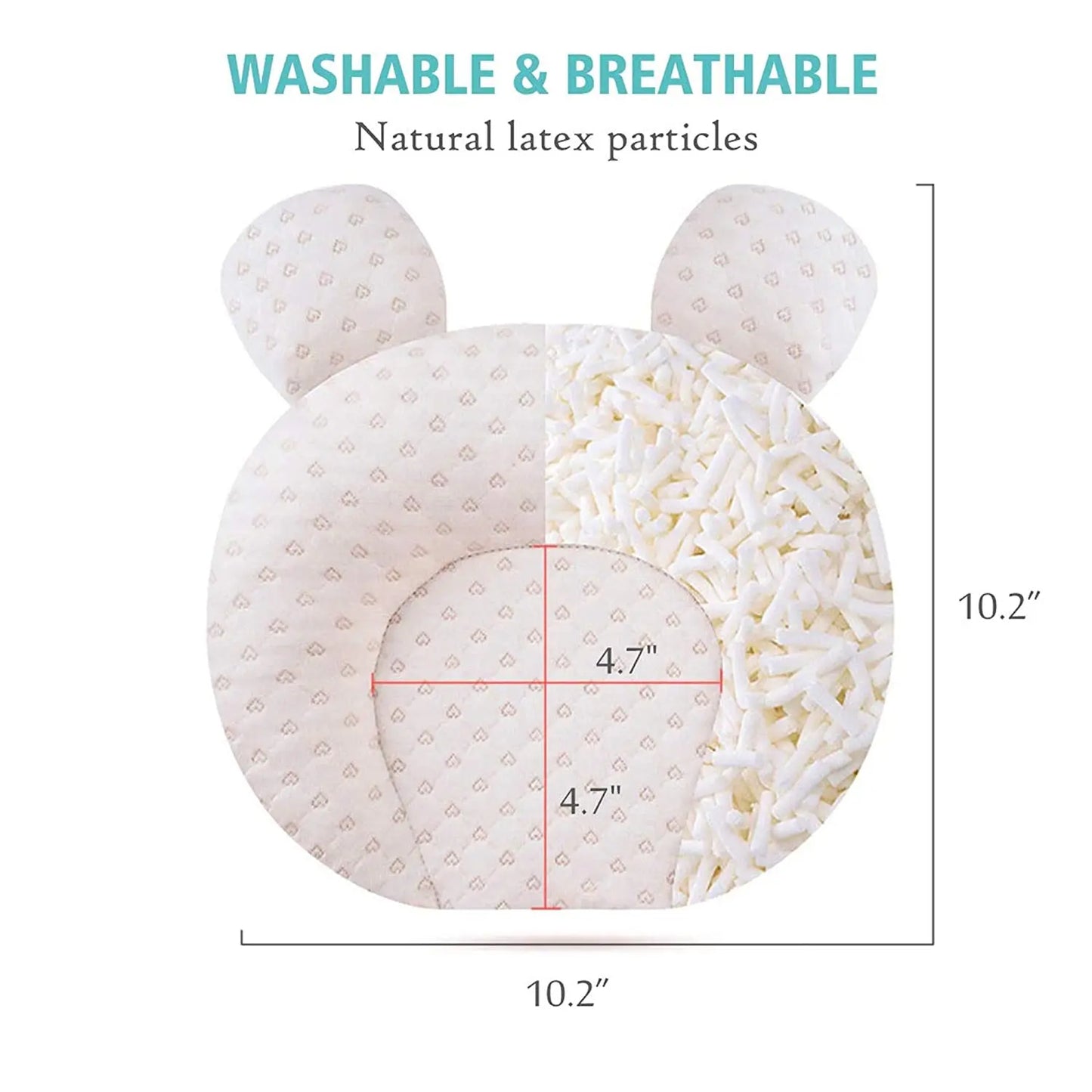 Baby Head Protector Pillow - Infant Head Support Pillow - Baby Pillow for Head Support