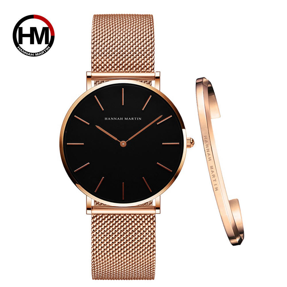 Women's Watch Set with Bracelet
