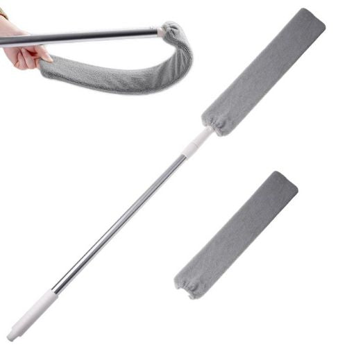 Retractable Gap Dust Cleaner Microfiber Duster for Ceiling, Cleaning Cobweb, Blinds, Furniture, Car