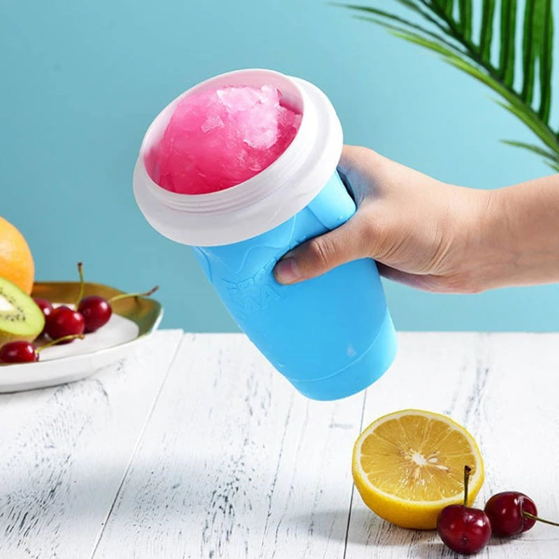 Slushy Maker-Single Serving Frozen Treat Cup for Easy to Make Homemade Slushes, Milkshakes, Smoothies, Cocktails