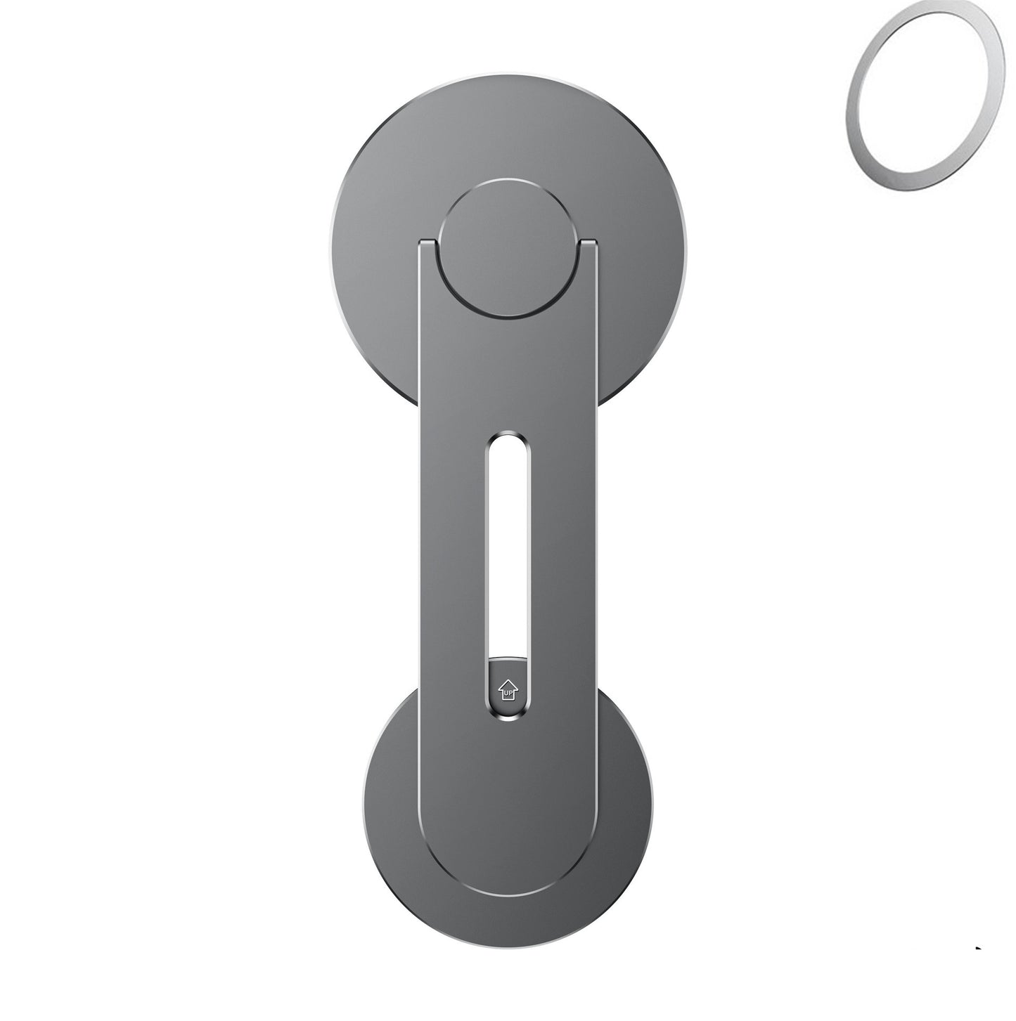 Magnetic Laptop Phone Holder, 180° Adjustable Continuity Camera Mount for Magnate iPhone