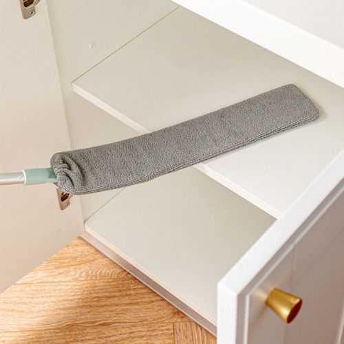 Retractable Gap Dust Cleaner Microfiber Duster for Ceiling, Cleaning Cobweb, Blinds, Furniture, Car