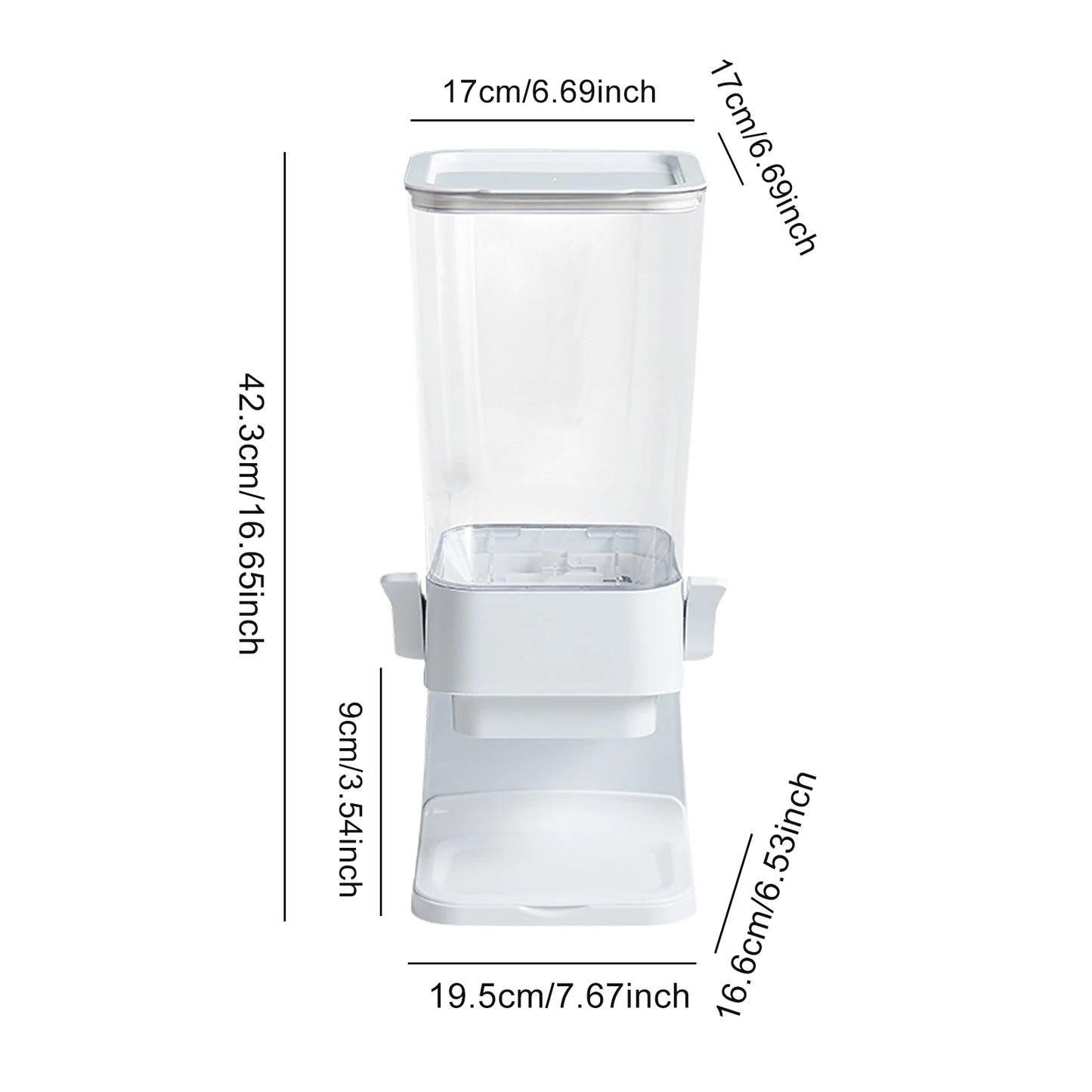 Cereal Dispenser Storage Container also pet feeding area with this versatile dry food dispenser