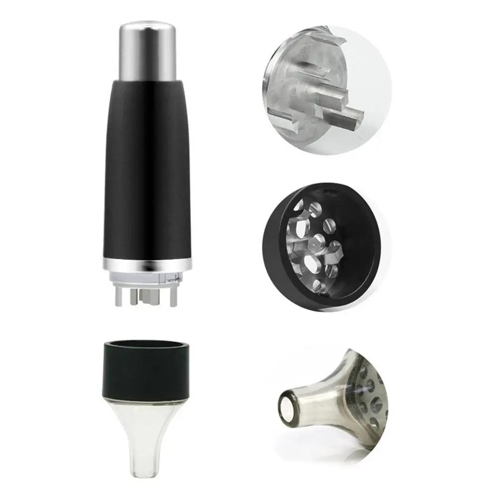 Press Spice Grinder Grind Gourmet Salt and Pepper Grinder Set, Original Pump & Grind Peppermill are Refillable, Modern Thumb Press