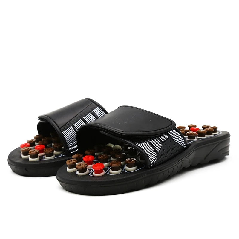 Acupressure Slippers for Pain Relief – Reflexology Massage Sandals for Men & Women Health