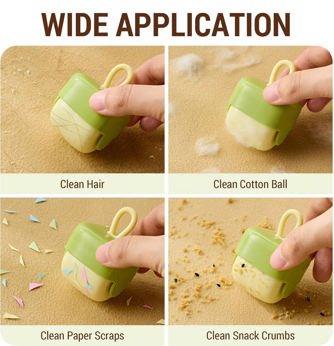 Portable Fur Remover – Reusable Pet Hair Remover for Clothes, Furniture, Couch, Carpet, and Car