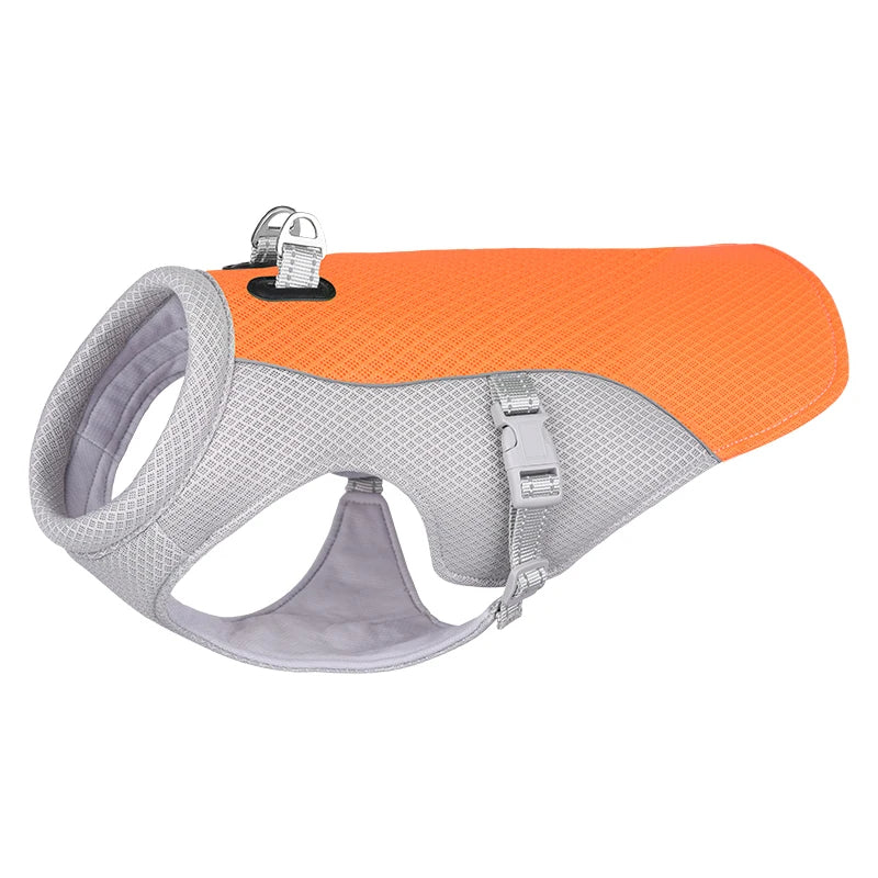 Summer Dog Cooling Vest – Lightweight Breathable Jacket for Heat Relief, Outdoor Pet Cooling Clothes