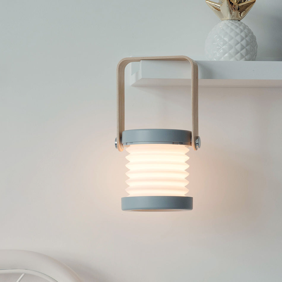 Foldable Touch Dimmable LED Night Light – USB Rechargeable Portable Lamp for Reading & Home Decor