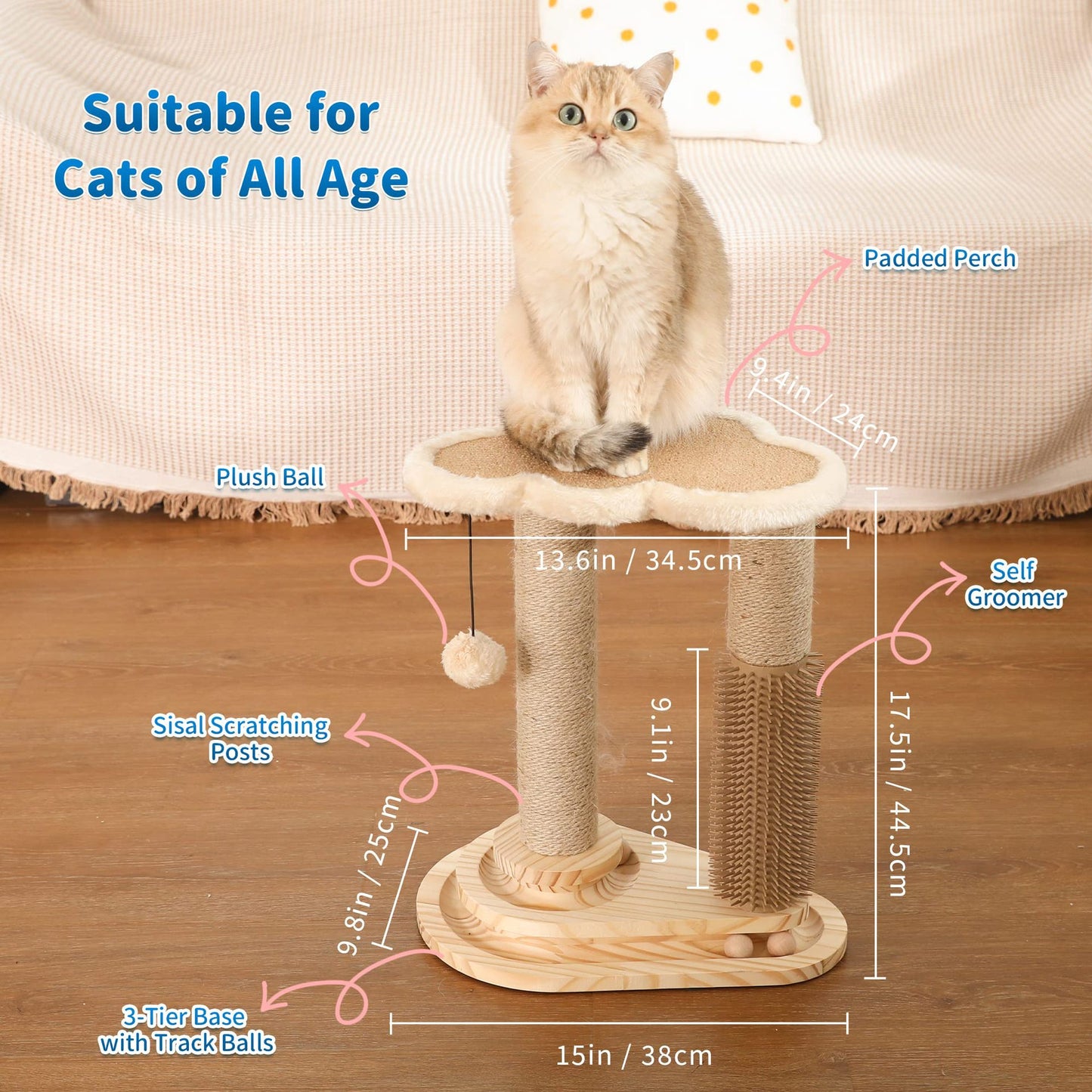 Cat Scratching Post - scratch post for cats - cat scratcher pos