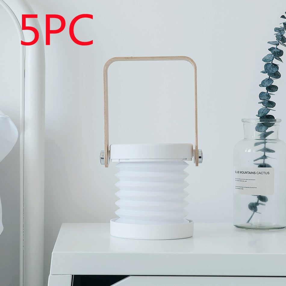 Foldable Touch Dimmable LED Night Light – USB Rechargeable Portable Lamp for Reading & Home Decor