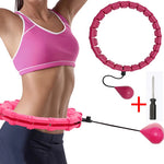Smart Weighted Sport Hoop Abdominal Waist Fitness Hoops Detachable