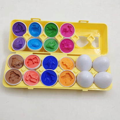 Baby Learning Educational Toy Smart Egg Toy Games Shape Matching Sorters Toys Montessori Eggs Toys