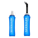 Foldable Water Bottle for Running - Portable Leakproof Sports Hydration Bottle for Gym, Hiking, Travel & Outdoor Use