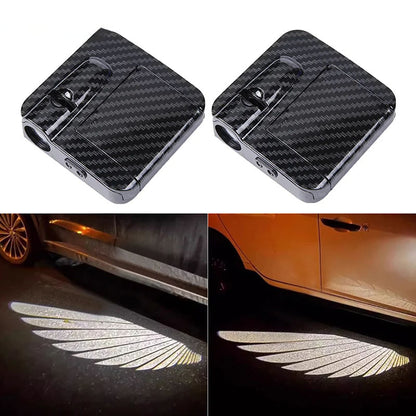 Car Angel Wings LED Lights – Stylish Decorative Brake Tail Light Strip for Car Modification