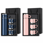 Insulated Flask and 3 Cup Gift Set