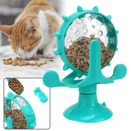 Pet Feeding Interactive Wheel for Dogs & Cats, Slow Feeder, Fun Puzzle Toy for Mental Stimulation