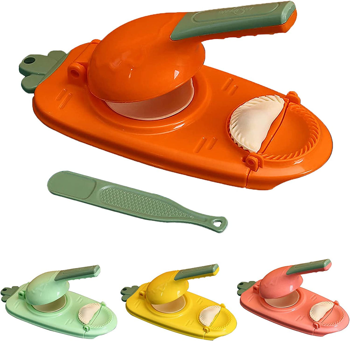 2 in 1 Dumpling Maker – Dough Press and Stuffing Tool for Easy Homemade Dumplings, Ravioli, Pastries