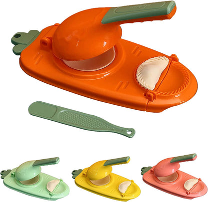 2 in 1 Dumpling Maker – Dough Press and Stuffing Tool for Easy Homemade Dumplings, Ravioli, Pastries