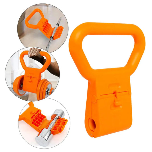 Kettlebell Grip Handle for Dumbbells – Convert Dumbbell to Kettlebell for Home Gym Strength Training