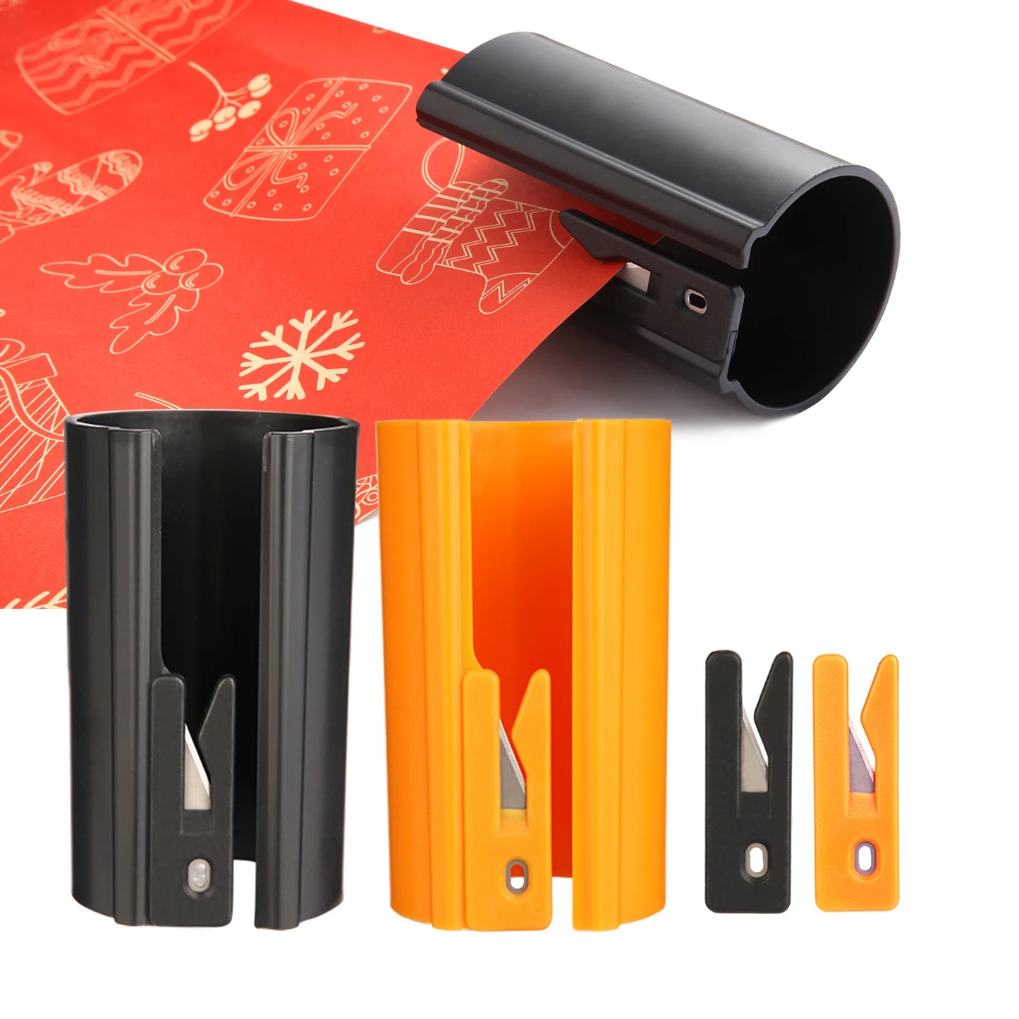 Wrapping Paper Cutter Tool – Easy Gift Wrap Roll Cutter for Holidays, Birthdays, Christmas & Crafts