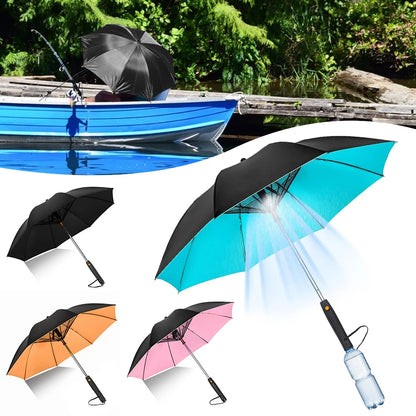 Portable Umbrella with Fan & Misting – Cooling Sun Shade for Outdoor Travel & Summer Heat