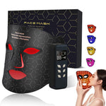 LED Red Light Therapy Mask, Wireless Face Mask with 630nm and 850nm Light