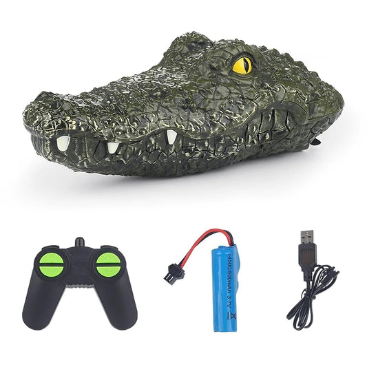 Crocodile Head RC Boat for Pools & Lakes – Realistic Remote Control Prank Toy for Kids & Adults