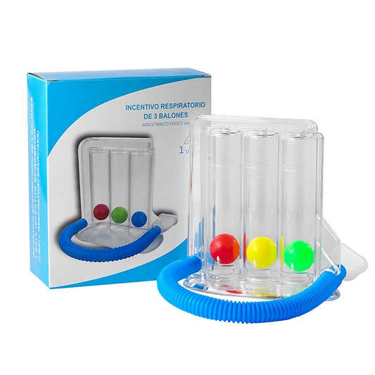 3-Ball Lung Capacity Exerciser – Deep Breathing Respiratory Trainer for Lung Health & Recovery