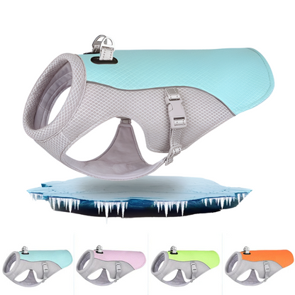 Summer Dog Cooling Vest – Lightweight Breathable Jacket for Heat Relief, Outdoor Pet Cooling Clothes