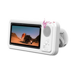 Shower Phone Holder with Speaker – Waterproof Wall Mount Case for Bathroom, Touch Screen & Music
