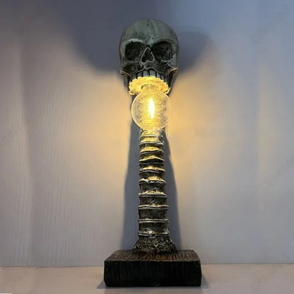 Skull Spine Table Lamp