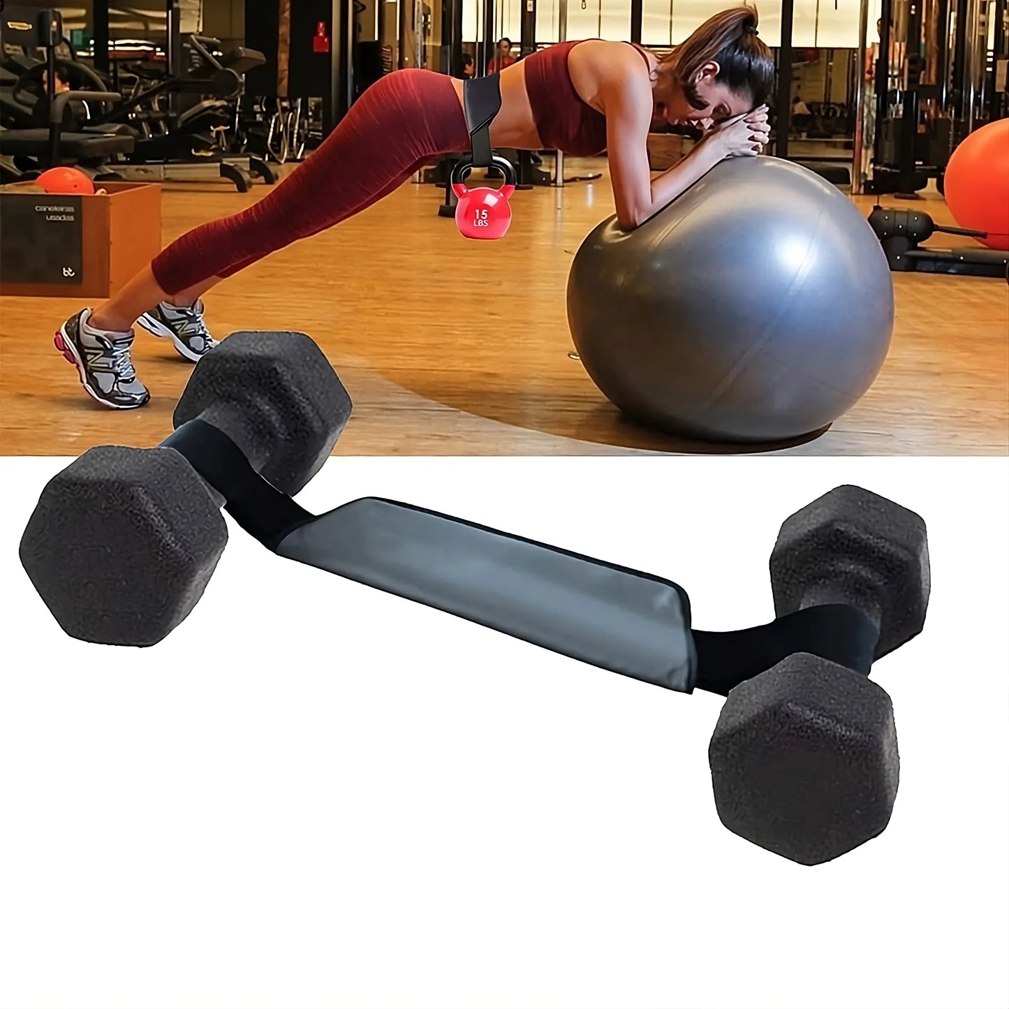 Hip Thrust Belt Glute Bridge Pad for Enhanced Workout Comfort & Support – Fitness Gym Equipment