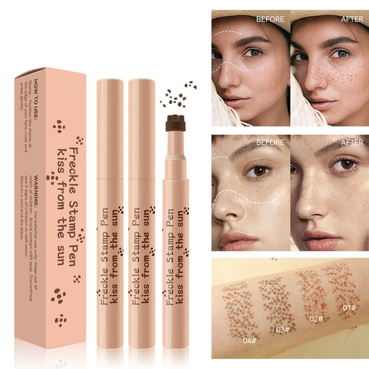 Waterproof Freckle Pen – Natural Freckles Makeup for Face, Long-lasting, Smudge-Proof, Beauty Tool